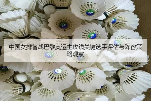 中国女排备战巴黎奥运主攻线关键选手评估与阵容策略观察
